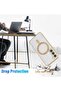 Magnetic Samsung Galaxy S22 Case with Electroplated Clear Design & Gold Edges – Slim, Shockproof Pro - 3