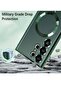 Magnetic Clear Case for Samsung Galaxy S23 Ultra with Camera Lens Protector Magsafe Compatible Elect - 5