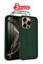 3-Pack Premium PU Leather Case & Screen Protectors for iPhone 16 Pro Max – Shockproof, Anti-Scratch,