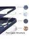 "Shopi iPhone 15 Pro Max 6.7” Case – Midnight Blue, Silky-Soft Liquid Silicone with Shockproof Rubbe - 5