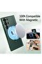Magnetic Clear Case for Samsung Galaxy S23 Ultra with Camera Lens Protector Magsafe Compatible Elect - 4