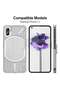 Nothing Phone 1 Case with 2 Pack Tempered Glass Screen Protector, Crystal Clear TPU Silicone Case wi - 5