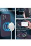 iPhone 14 Pro + 2 Pack Tempered Glass Screen Protector Magsafe Case Silicone Phone Case with Microfi - 2