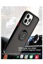 Case for Iphone 15 Pro Max Case Cover Metal Ring Holder Grip Kickstand Car Magnetic Mount Shockproof - 2