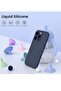Compatible with iPhone 15 Pro Max Case Shockproof with 2pcs Screen Protectors, Waterproof Liquid Sil - 2