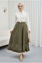 Hakim Collar Ruffle Detailed Lace-Up Jacquard Blouse -Ecru - 4