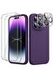 5-IN-1 SILICONE CASE FOR IPHONE 14 PRO MAX 6.7-INCH WITH 2-PACK SCREEN PROTECTOR AND 2-PACK CAMERA L