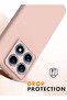 Xiaomi 14T Pro 5G Case Cover in Pink - Soft Silicone, Shockproof with Inner Microfiber Lining and Ca - 4
