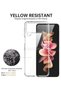 Case for Samsung Galaxy Z flip 4 5G 2022, Clear Slim Phone Case with Transparent Hard PC Back, Soft - 2