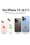 iPhone 13 Case with 2 Screen Protectors & 1 Camera Lens Protector – Clear Shockproof Bumper Protecti - 2
