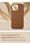 (for iPhone 14 Pro Max) - European Nappa Leather Case - Smoothen and Soften Over Time - Compatible w - 2