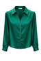 Women's Plain Blouse with Accessory