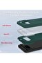 Google Pixel 8a Case – Deep Green Silicone Phone Case with 1 Screen Protector, Soft Anti-Scratch Mic - 3