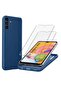 Samsung Galaxy A14 Case with 2 Pack Tempered Glass Screen Protector – Shockproof Soft Liquid Silicon