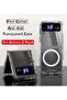 Samsung Galaxy Z flip 4 Clear Magnetic Cover | Mag Safe Compatible | Clear Hard Back Case | Shockpro - 2
