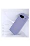 Google Pixel 8a Case – Silicone Phone Case with 1 Screen Protector, Soft Anti-Scratch Microfiber Lin - 4
