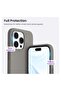 ELTERAZONE Compatible with iPhone 15 Pro Max Case Slim Liquid Silicone 3 Layers Full Covered Soft Ge - 3
