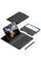 Samsung Galaxy Z Fold 4 Case,Screen Protector Keyboard Leather Case Stylus+Pen Slot Phone Office Kit