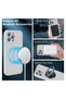 Silicone Magnetic Case for iPhone 12 Pro Max with 2 Pack Tempered Glass Screen Protector Magsafe Cas - 2