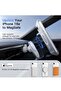 iPhone 16E Clear Magnetic Cover – MagSafe Compatible, Hybrid Protective Crystal Clear Hard Back Case - 3