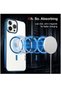 Built-in Magnet Clear Case for iPhone 14, Compatible with Mag-safe Accessories, Slim Thin PC Durable - 3