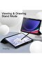 Samsung Galaxy Tab S10 Plus 12.4-Inch Case with S Pen Holder – Soft TPU Tri-Fold Stand, Protective C - 6