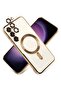 "Magnetic Clear Case for Samsung Galaxy S23 Plus with Camera Lens Protector, MagSafe Compatible, Ele