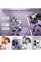 Magnetic Phone Case Compatible with iPhone 15 Pro Case, Camera Lens Full Protection, Non-Yellowing S - 5