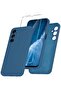 Samsung Galaxy A25 5G Case – Silicone Phone Case with 1 Screen Protector, Soft Anti-Scratch Microfib