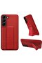 Samsung Galaxy S24 PLUS Case Cover Magnetic Car Mount Kickstand & Holder, Premium Silicone Vertical