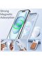 Blue Magnetic Silicone Case for iPhone 15 – 6.1-Inch, MagSafe-Compatible, Complete Camera Lens - 3