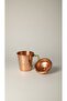 Aura Series Natural Tin-Free Copper Water Cup with Lid - 5