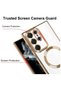 ELTERAZONE Magnetic Clear Case for Galaxy S23 Ultra Case,Compatible with MagSafe, Love Heart Design - 4