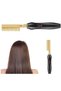 ELTERAZONE Hair Straightener Brush, Electric Heating Comb, Portable Travel Anti-Scald Beard Straight