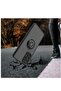 Galaxy S22 Plus , Clear Crystal Armor Defender Design Hybrid Protective Case Cover Ring Holder Kicks - 4