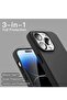 3 in 1 Silicone Case for iPhone 14 Pro Max 6.7-inch, with 2-Pack Screen Protector and 2-Pack Camera - 2