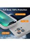 iPhone 14 Pro Max + 2 Pack Tempered Glass Screen Protector Magsafe Case Silicone Phone Case with Mic - 2