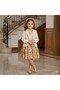 (Vuudy) Ortapedi Pul Detailed Girls' Ballerina Flats Gold - 5