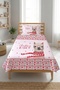 Alpaca Plaid Children's Baby Pique Set-Christmas Nordic Red Quilted Bedspread - 5