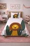 Ballerina Bee and Star Patterned Youth Pique Set for Single Person - Fairy Tale Powder Yellow Quilted Coverlet - 3