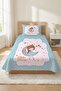 Princess Star Polka Dot Children's Single Pique Set-Fairy Tale Moon Modern Mint Decorative Bedspread