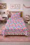 Daisy Floral Joyful Children's Pique Set - Romantic Spring Themed Nordic Pink Lilac Bedspread