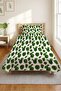 Cute Cactus Pattern Baby Pique Set-Botanical Safari Nordic Green White Decorative Bedspread - 3