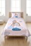 Balon Rainbow Cloudy Baby Pique Set-Fairy Tale Themed Nordic Blue Powder Decorative Bedspread