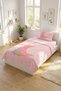 Moon Star Princess Children's Pique Set - Fairy Tale Themed Modern Powder Gold Quilted Bedspread - 2