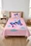 Fairy Cloudy Tale Baby Pique Set - Dream Themed Nordic Powder Blue Quilted Bedspread - 2