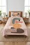 Geometric Abstract Patterned Teenager Pique Set-Minimal Artistic Modern Powder Mint Quilted Bedspread