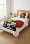 Racing Motor with Speedometer Kids Pike Team-Sportsman Adventure Modern Orange Decorative Bedspread - 5