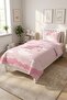 Moon Star Cloud Patterned Baby Pique Set-Dream Themed Nordic Powder Ecru Quilted Bedspread - 2