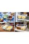2-Section Storage Container with Lid - 4